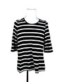 H&M T-Shirt Damen Größe: 48 Schwarz und weiß #575