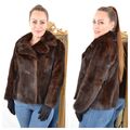 A1581 NERZJACKE PELZJACKE NERZ PELZ JACKE - MINK FUR JACKET COAT - PELLICCIA