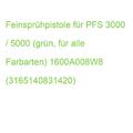 Feinsprühpistole für PFS 3000 / 5000 (grün, für alle Farbarten) 1600A008W8 (3165