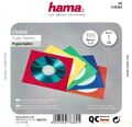 Hama CD / DVD Hüllen | 100 Stück Papiertaschen bunt m. Sichtfenster