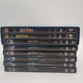 Harry Potter DVD 1-8 komplett 1 2 3 4 5 6 7.1 7.2 | Zustand gut Teil 1-3 Schuber