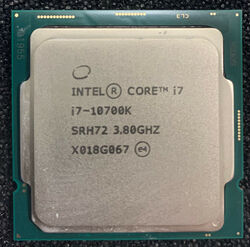 Intel Core i7-10700K Prozessoren (5,1 GHz, 8 Kerne, Sockel LGA1200) - CM80