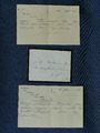 2 x Queen Mary Teck Autogramm Memo 1926 Balmoral Sandringham George V Nadelarbeit