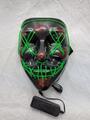 Purge Maske Leuchtmaske 3 Einstellungen grün Fasching Karneval Gebraucht