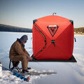 Ice Lake Fishing Shelter Freistehendes Isoliertes Zelt Mit Handtasche 2 Personen