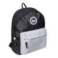 Hype Rucksack schwarz/grau reflektierende Tasche Schultasche College Rucksack