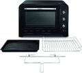 Backofen Mini Ofen Elektrischer Konvektionsofen, 60 Liter, Schwarz, Moulinex