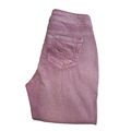  SILBERNE Damenjeans W26 L31 rosa Stretch schmale Passform dünner Denim-Reißverschluss Suki