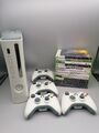 Xbox 360 Konsole mit 13 Spielen und 4 Wireless Controllern BLITZVERSAND Set Ab18