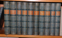 Heinrich Heine sämtliche Werke in 10 Bänden Rösl & Cie 1923. Original Halbleder