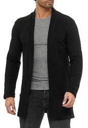 Redbridge Herren Cardigan Jacke Sweatjacke Sweater Sakko Pullover Long Cut M3634