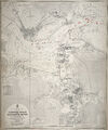 Karte ""Hampton Roads and Elizabeth River"" (Norfolk-Virginia) britische Admiralität 1942