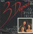 Three Degrees My Simple Heart * Hot Summer Night 1979 Ariola 7"