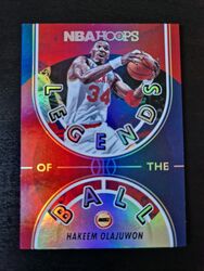 Hakeem Olajuwon 2021-22 Panini NBA Reifen Basketball Karte Legenden des Balls
