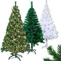 PVC Weihnachtsbaum künstlicher LED Christbaum Tannenbaum 120 150 180 210 240cm#