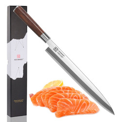 KEEMAKE 27cm Japanisches Küchenmesser Edelstahl Küchenmesser Sashimi Messer