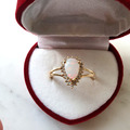 Opal Ring mit Brillianten