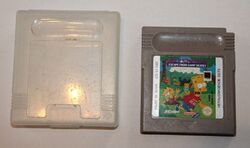 Gameboy Spiel , Bart Simpsons Escape from Camp Deadly , Modul + Hülle
