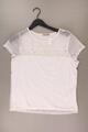 ✅ Orsay Shirt mit Spitze Shirt für Damen Gr. 44, XL Kurzarm weiß aus Polyester ✅