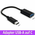 USB-C Adapter zu USB-A Buchse Kabel OTG Stecker für Samsung Handy Huawei Mac Lap