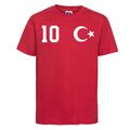 Youth Designz Türkei Kinder T-Shirt mit WUNSCHNAME + NUMMER Trikot WM EM Türkiye