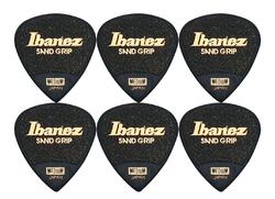 Ibanez PPA16MSG-BK Grip Wizard Triangle 6 E-Gitarre Plektren Plecs Plektrum Set