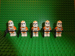 Lego Star Wars 212 Phase 2 Clone Trooper 5 Stück aus Set 75036 Utapau Troopers