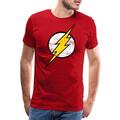 DC Comics Justice League The Flash Logo Used Look Männer Premium T-Shirt