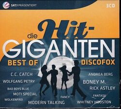 DIE HIT-GIGANTEN - BEST OF DISCOFOX - VARIOUS ARTISTS * NEW 3CD DIGIPAK 2015