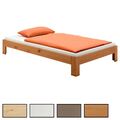 Futonbett Einzelbett Doppelbett Holzbett Bettgestell Kiefer massiv versch. Farbe