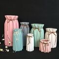 Pastel Tischvase Vase Blumentopf Origami  Designvase Weiß Rosa blau  Matt