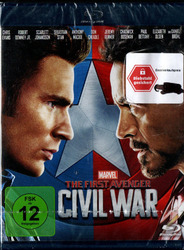 The First Avenger: Civil War - Chris Evans, Robert Downey jr. - Blu-ray Neu