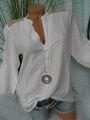 Bluse Shirt Tunika Vero Moda Gr. S bis XL weiß mit Spitze 3/4 Ärmel (530) (409)