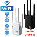 WiFi Repeater WLAN Verstärker WLAN Repeater 300Mbit/s Dualband 2.4GHz