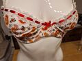 Nuance Damen Softschalen-BH, Gr.80B , Soft-Cup BRA, Spitzen, Blumen ,mit Bügel