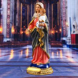 Mary Baby Jesus Statue Figurine Schreibtisch Display Ornament für Kirchenbüro