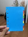 Filofax Pocket Size A-Z (alphabetisch) Index Teiler Refill 211664-Bright Multi