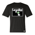 EAKS® Herren T-Shirt "Motiv: LEGALIZE IT" Hanf Cannabis Gras Weed Ganja Kiffer