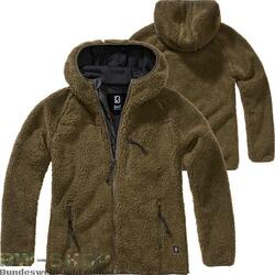 BRANDIT TEDDYFLEECE JACKE MIT KAPUZE DAMEN WINTERJACKE JAGD OUTDOOR FLEECEJACKE