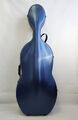 Cellokoffer, Etui, aus Fiberglas 4/4 Lagerverkauf Blau; 4,6 KG