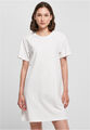 T-Shirt Kleid Shirtkleid Baumwolle kurzarm Loose Fit Gr.XS-XL weiß Damen 214