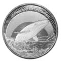 St.Vincent 2 $ 2023 EC8 Humback Whale 1 Oz Silber 999 Proof Like
