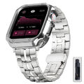 Stahl Metall Band iwatch Gehäuse+Armband für Apple Watch Ultra SE1-8 38/42/49MM