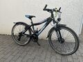 ++24 Zoll Fahrrad Kinder, Jugendfahrrad 21 Gang Bergamonster, Schwarz++