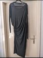 Tiger of Sweden Maxi Jersey Kleid M Graumelliert