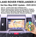 LAND ROVER FREELANDER 2 - Sat Nav Karte DISC Update DVD Osteuropa 2018 - 'D'