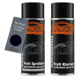 Autolack Spraydosen Set für Ford JAYCWWA PNJAB0 Pantherschwarz Perl
