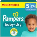 Pampers Baby Dry Größe 5 (11-16kg) Baby Windeln Monatsbox - 174 Stück