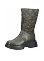 WONDERS Leder Nylon Stiefel Boots Zipper Gesteppt grün  Spain Neu Gr.40 NP 175€