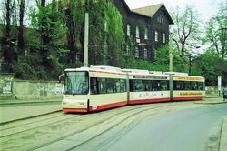 Dia - Fotoabzug 10x15 - Straßenbahn Frankfurt / Oder - 280423#36